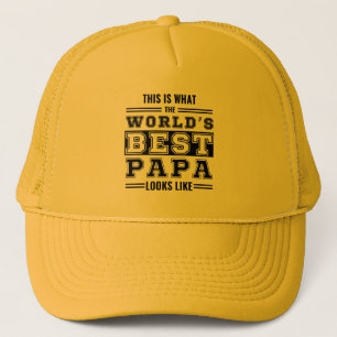 Dit is hoe de beste papa ter wereld eruit ziet trucker pet