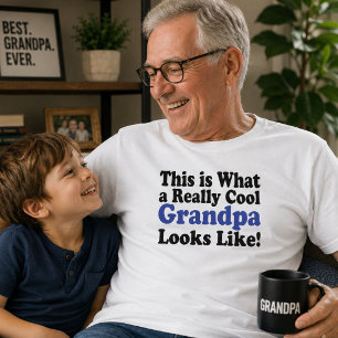 Dit Is Hoe Een Echt Coole Opa Er Uit Ziet T-shirt