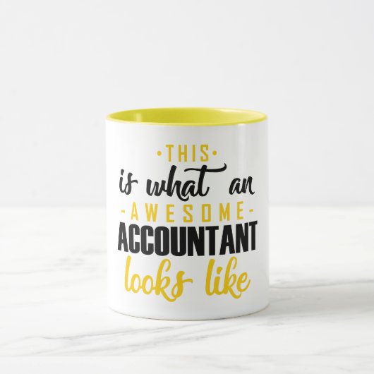 Dit is hoe een Geweldige accountant eruit ziet Mok (Midden)