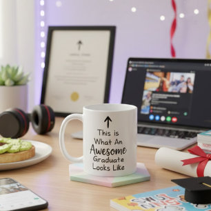 Dit is hoe een geweldige afgestudeerde eruit ziet koffiemok