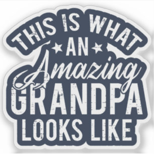 Dit Is Hoe Een Geweldige Opa Er Uit Ziet Cadeau Sticker