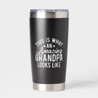 Dit is hoe een geweldige opa eruit ziet cadeau geïsoleerde drinkbeker