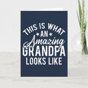 Dit is hoe een geweldige opa eruit ziet cadeau kaart