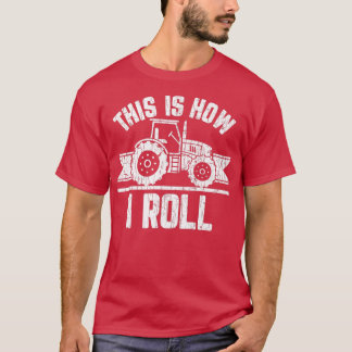 Dit is hoe ik boer Funny Farming Boerderij Tract k T-shirt