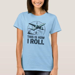 Dit is hoe ik de vlieger houding indicator rol t-shirt