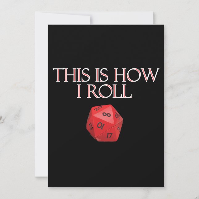 Dit is hoe ik Funl Funny RPG Dice (Voorkant)