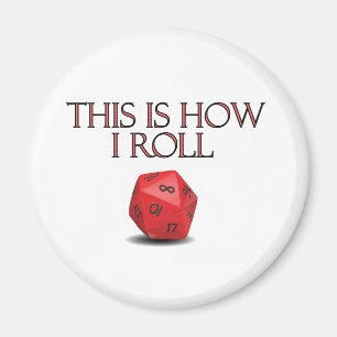 Dit is hoe ik Funl Funny RPG Dice Magneet