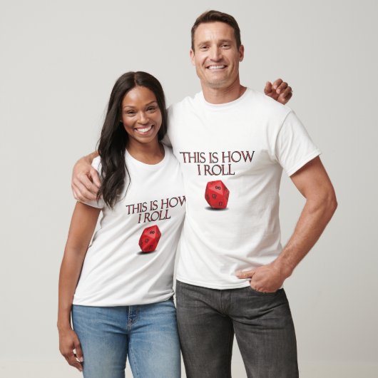 Dit is hoe ik Funl Funny RPG Dice T-shirt (Unisex)