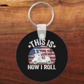 Dit is hoe ik Funny Golfing kan rollen Sleutelhanger (Voorkant)