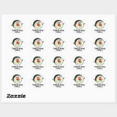Dit is hoe ik Funny Sushi Pun kan rollen Ronde Sticker (Vel)