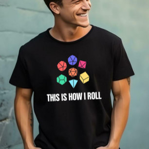 Dit is hoe ik grappig rol t-shirt