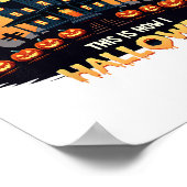 Dit is hoe ik Halloween grappig vind Poster (Hoek)