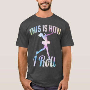 Dit is hoe ik ijsschaatsen rol t-shirt