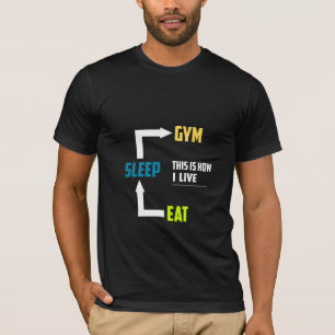 Dit is hoe ik leef - Gym T-shirt