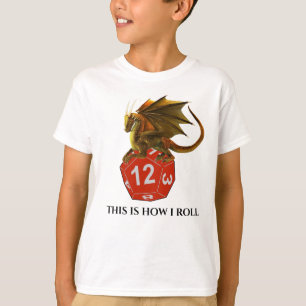 Dit is hoe ik met Dragon Dice gooi T-shirt