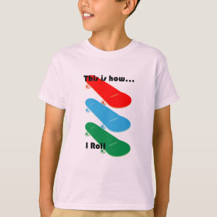 Dit is hoe ik Ontwerp rol - Kinderen Basic T-Shirt