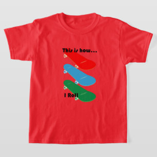 Dit is hoe ik Ontwerp rol - Kinderen Basic T-Shirt