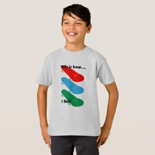 Dit is hoe ik Ontwerp rol - Kinderen Basic T-Shirt