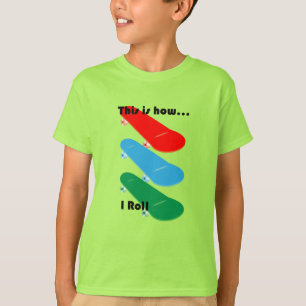 Dit is hoe ik Ontwerp rol - Kinderen Basic T-Shirt