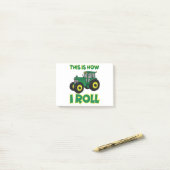 Dit is hoe ik rol post-it® notes (Op bureau)