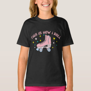 Dit is hoe ik rol, Roller Schaats T-shirt