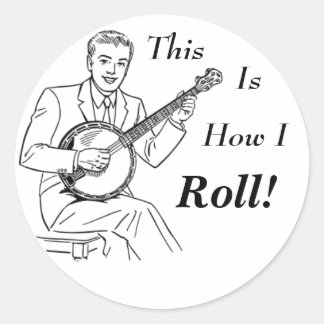 Dit is hoe ik rol! ronde sticker