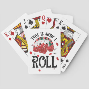 Dit is hoe ik rol T-shirt zwart Pokerkaarten