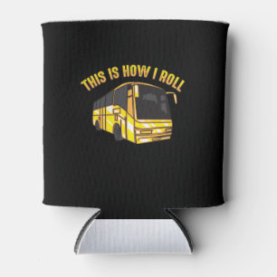 Dit is hoe ik Roll Bus Driver Cute Bus Superheld Blikjeskoeler