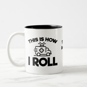 Dit is hoe ik Roll Tweekleurige Koffiemok