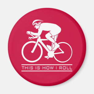 Dit is hoe ik rolt - het fietsen Magnet Magneet