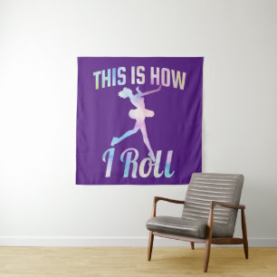 Dit is hoe ik schaats wandkleed