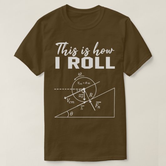 Dit is hoe ik Shirt noem Funny Physics Science Lov (Design voorkant)