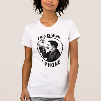 Dit is hoe ik telefoneer t-shirt
