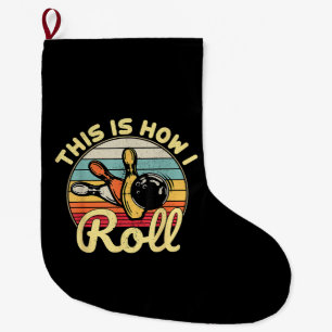 Dit is hoe ik Vintage Bowling Bowler fu kan rollen Grote Kerstsok