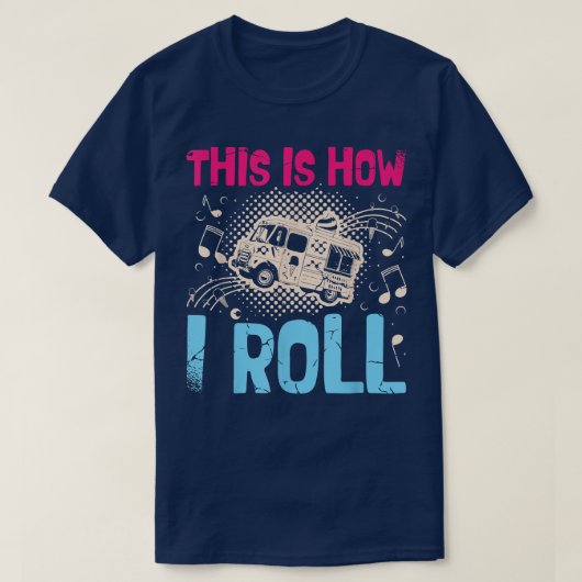 Dit is hoe ik voor een voedseltransporteur Trucker T-shirt (Design voorkant)