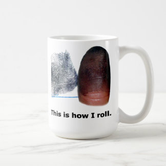 Dit is hoe ik werk - vingerafdrukMok Koffiemok