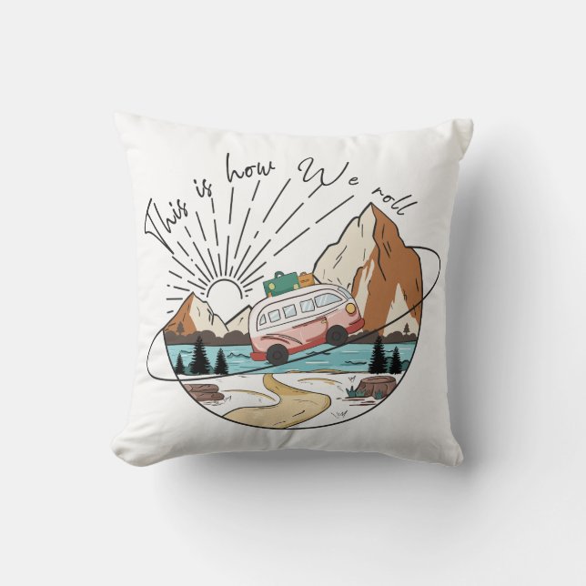 Dit is hoe we kamperen kussen (Voorkant)