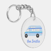 DIT IS HOE WE RV Vanlife Camping CUSTOM ROLLEN Sleutelhanger (Voorkant Links)