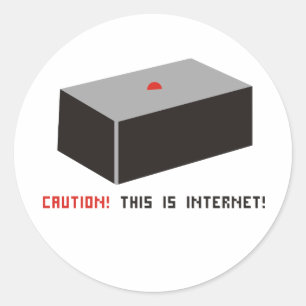 Dit is internet! ronde sticker