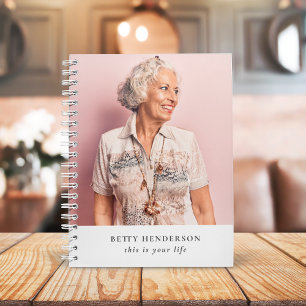 Dit is je leven Elegant Photo Memory Book Notitieboek