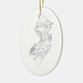 Dit is Jersey Keramisch Ornament (Links)