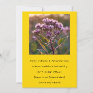 Dit is jouw Herfst Joe-Pye Weed Invitation Kaart