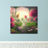 Dit is Kansas niet! kunst aan de muur Canvas Afdruk (Insitu (Houten vloer))