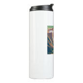 Dit is levensbevestiging van rotsklimmen thermosbeker (Gedraaid links)