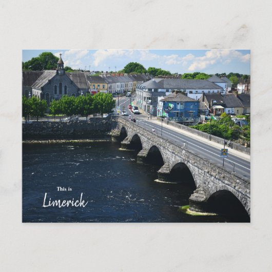 Dit is Limerick - Ierland Briefkaart (Voorkant)