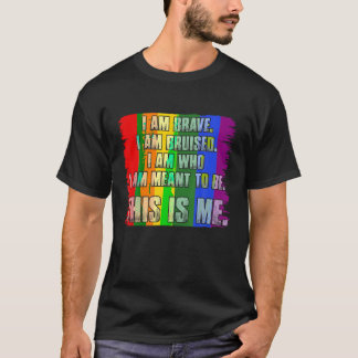 Dit is Me Inspirerend LGBT Pride T Shirt