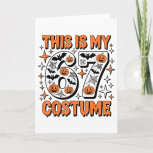 Dit Is Mijn 67 Kostuum 6 7 Meme Gen Alpha Hallowee Kaart