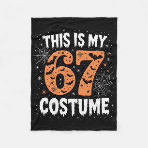 Dit Is Mijn 67 Kostuum Luie Brainrot Meme 67 Grapp Fleece Deken