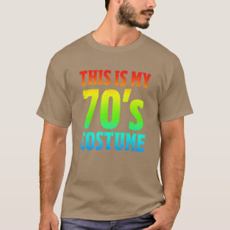 Dit is mijn 70er jaren kostuum familie t-shirt