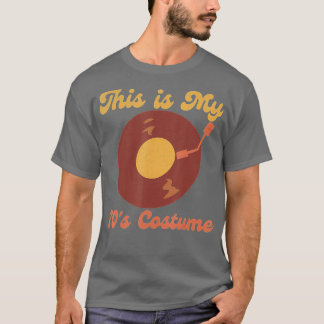 Dit is mijn 70s Costume Funny Retro Party T-shirt